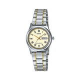 Casio Standard Day Date Ladies Chain Watch LTP-V006SG-9BUDF