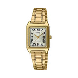 Casio Standard Golden Ladies Chain Watch LTP-V007G-9BUDF