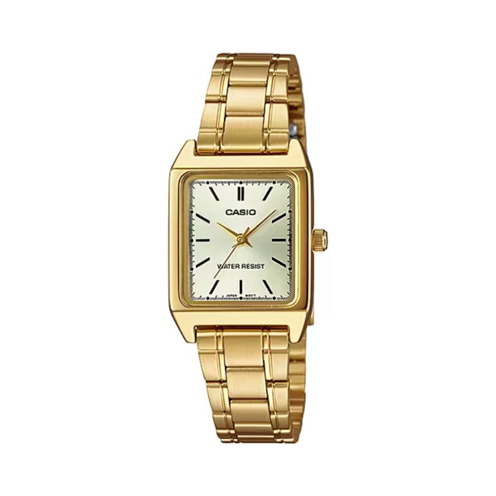 Casio Standard Golden Ladies Chain Watch LTP-V007G-9EUDF