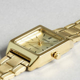 Casio Standard Golden Ladies Chain Watch LTP-V007G-9EUDF
