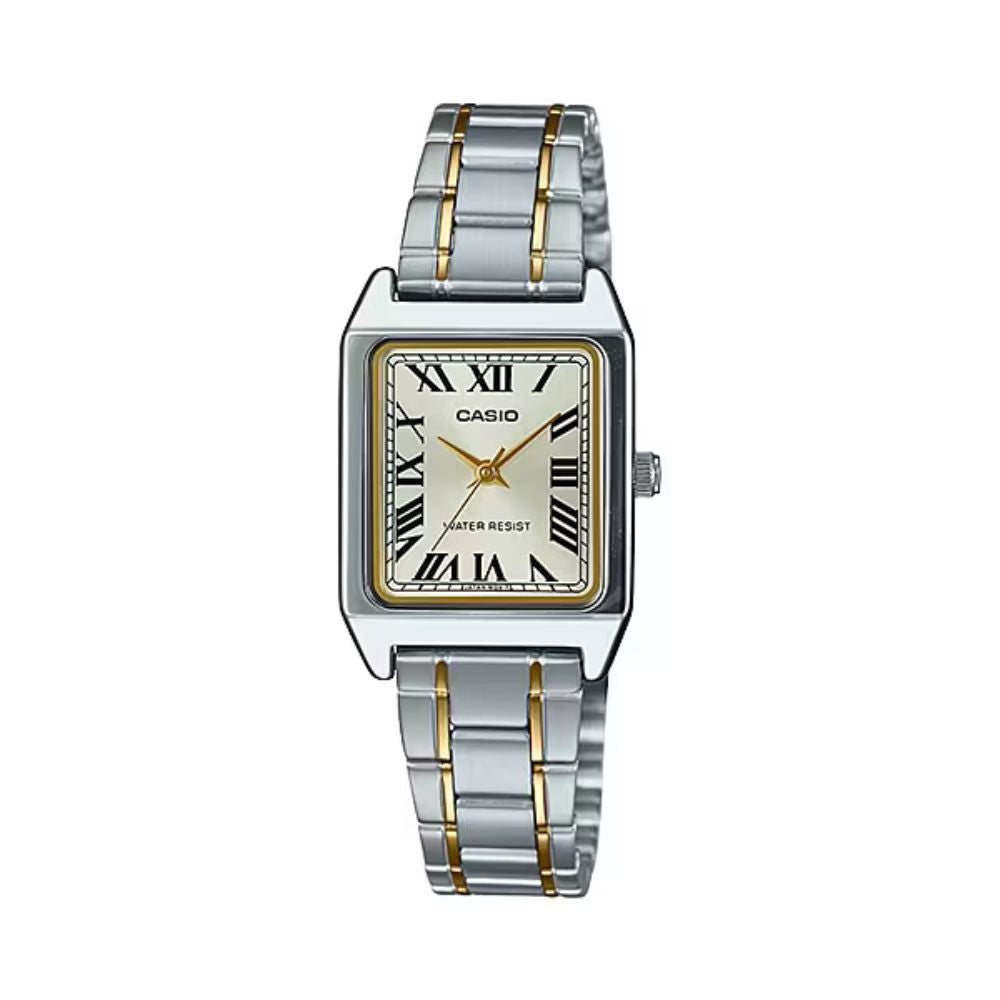 Casio Standard Two Tone Ladies Chain Watch LTP-V007SG-9BUDF