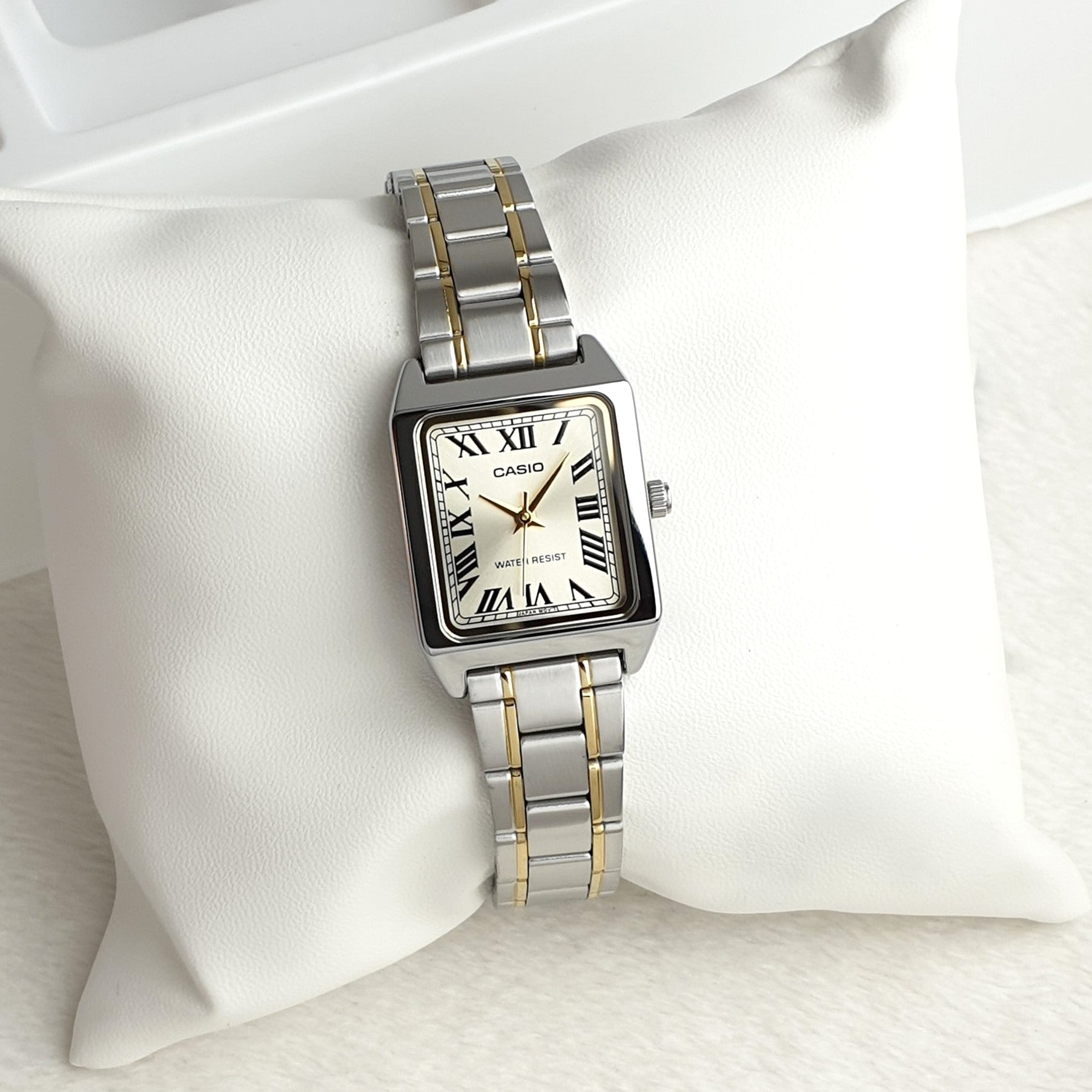 Casio Standard Two Tone Ladies Chain Watch LTP-V007SG-9BUDF