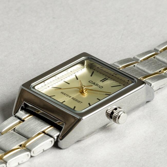 Casio Standard Two Tone Ladies Chain Watch LTP-V007SG-9EUDF