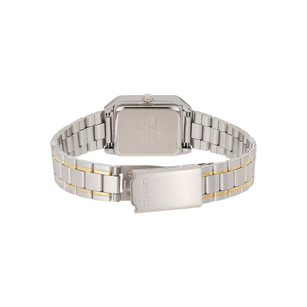 Casio Standard Two Tone Ladies Chain Watch LTP-V007SG-9EUDF