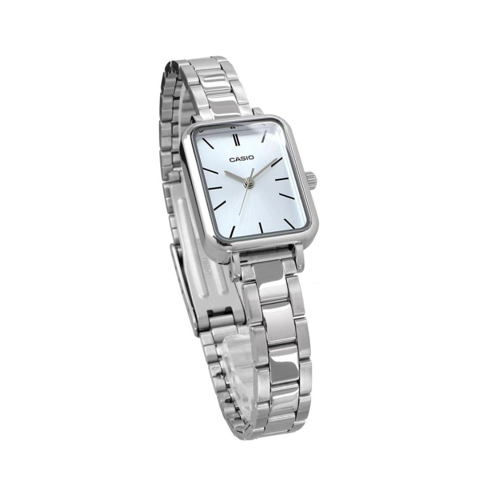 Casio Standard Silver Ladies Chain Watch LTP-V009D-2EUDF