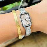 Casio Standard Silver Ladies Chain Watch LTP-V009D-4EUDF