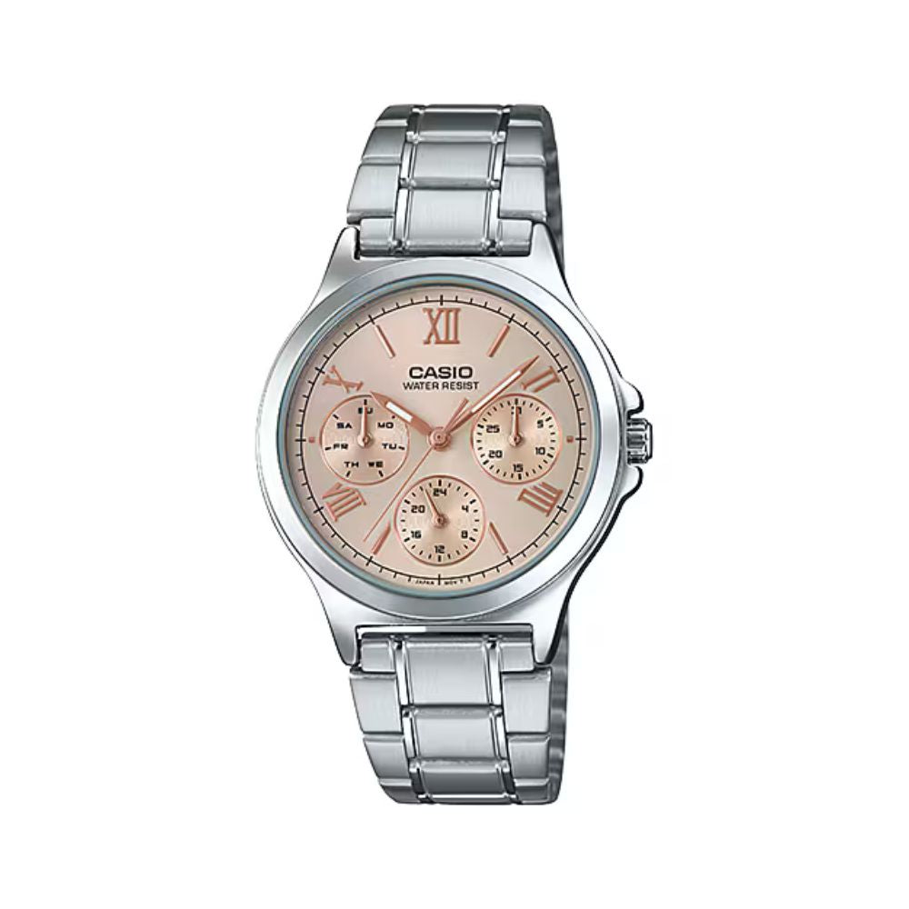 Casio Enticer Multifunction Ladies Chain Watch LTP-V300D-9A2UDF