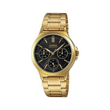 Casio Enticer Multifunction Golden Ladies Chain Watch LTP-V300G-1AUDF