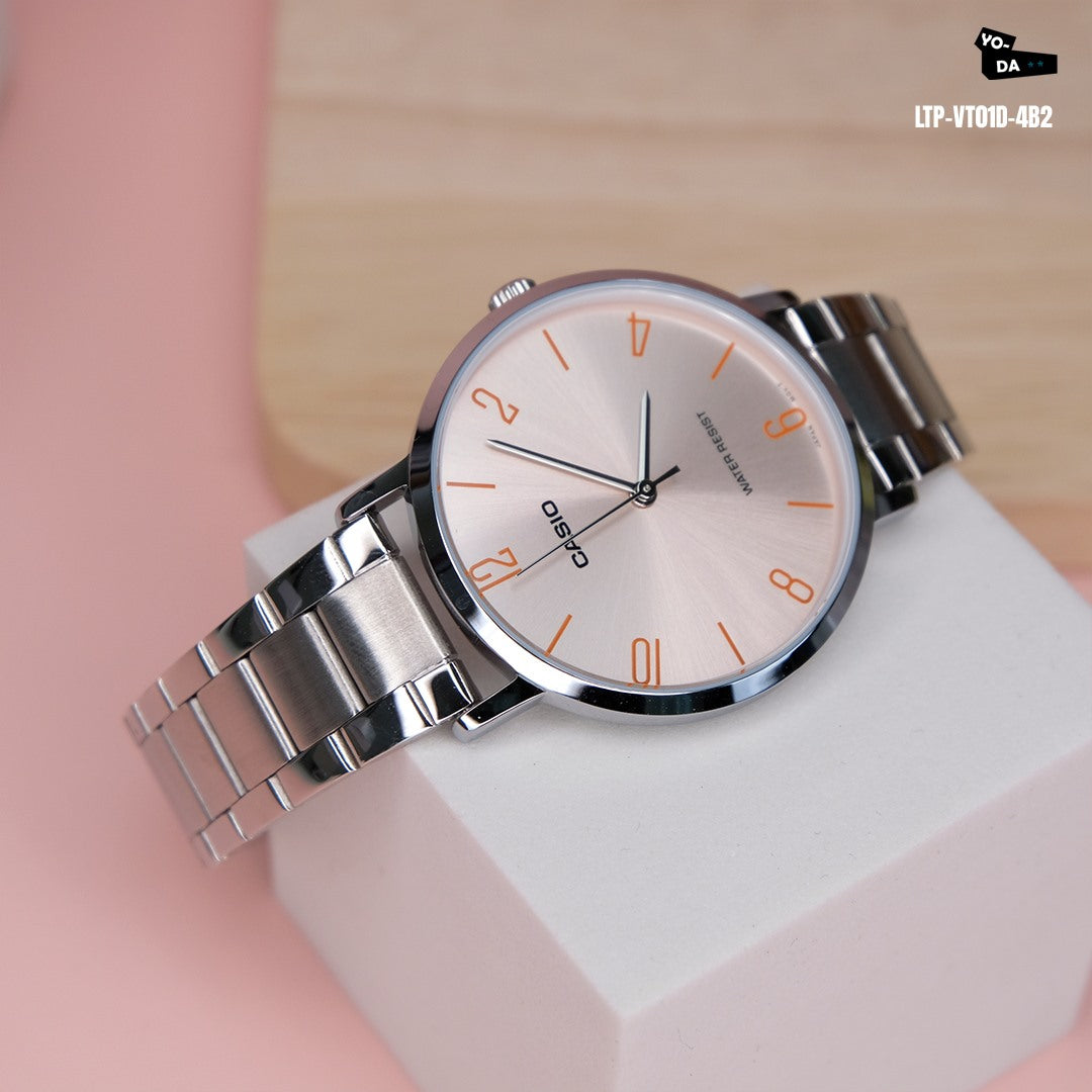 Casio Standard Ladies Chain Watch LTP-VT01D-4B2UDF