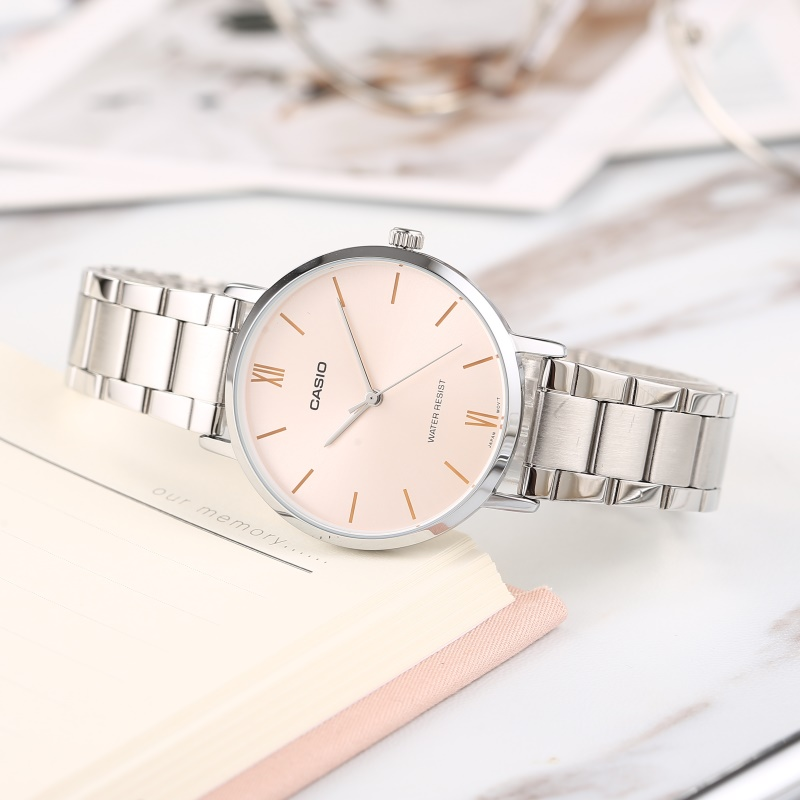 Casio Standard Ladies Chain Watch LTP-VT01D-4BUDF