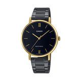 Casio Standard Golden Black Ladies Chain Watch LTP-VT01GB-1BUDF