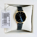 Casio Standard Golden Black Ladies Chain Watch LTP-VT01GB-1BUDF