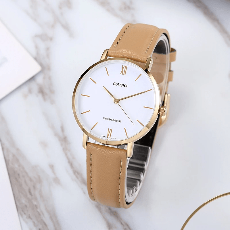 Casio Standard Golden Ladies Belt Watch LTP-VT01GL-7BUDF