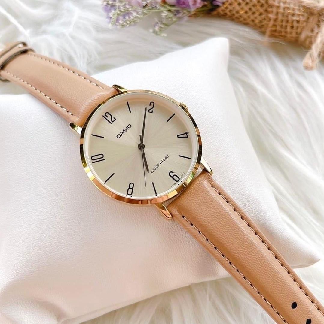 Casio Standard Golden Ladies Belt Watch LTP-VT01GL-9B2UDF