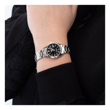 Casio Enticer Ladies Sapphire Date Stainless Steel Chain Watch LTS-100D-1AVDF