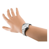 Casio Enticer Ladies Sapphire Date Stainless Steel Chain Watch LTS-100D-7AVDF