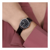 Casio Enticer Ladies Sapphire Date Leather Belt Watch LTS-100L-1AVDF