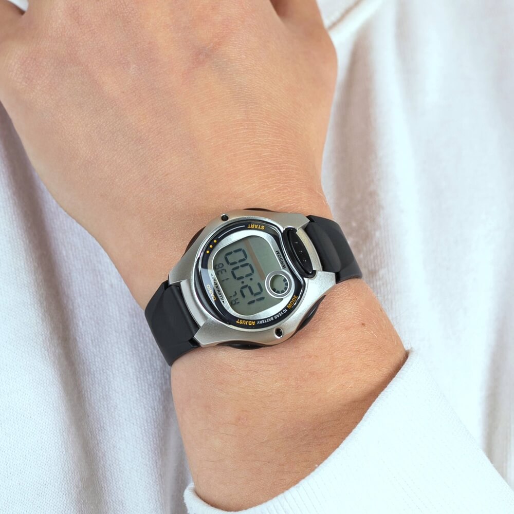 Casio Standard Digital Kids Resin Belt Watch LW-200-1AVDF