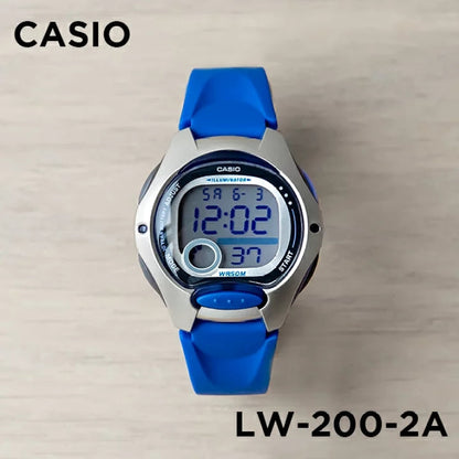 Casio Standard Digital Kids Resin Belt Watch LW-200-2AVDF