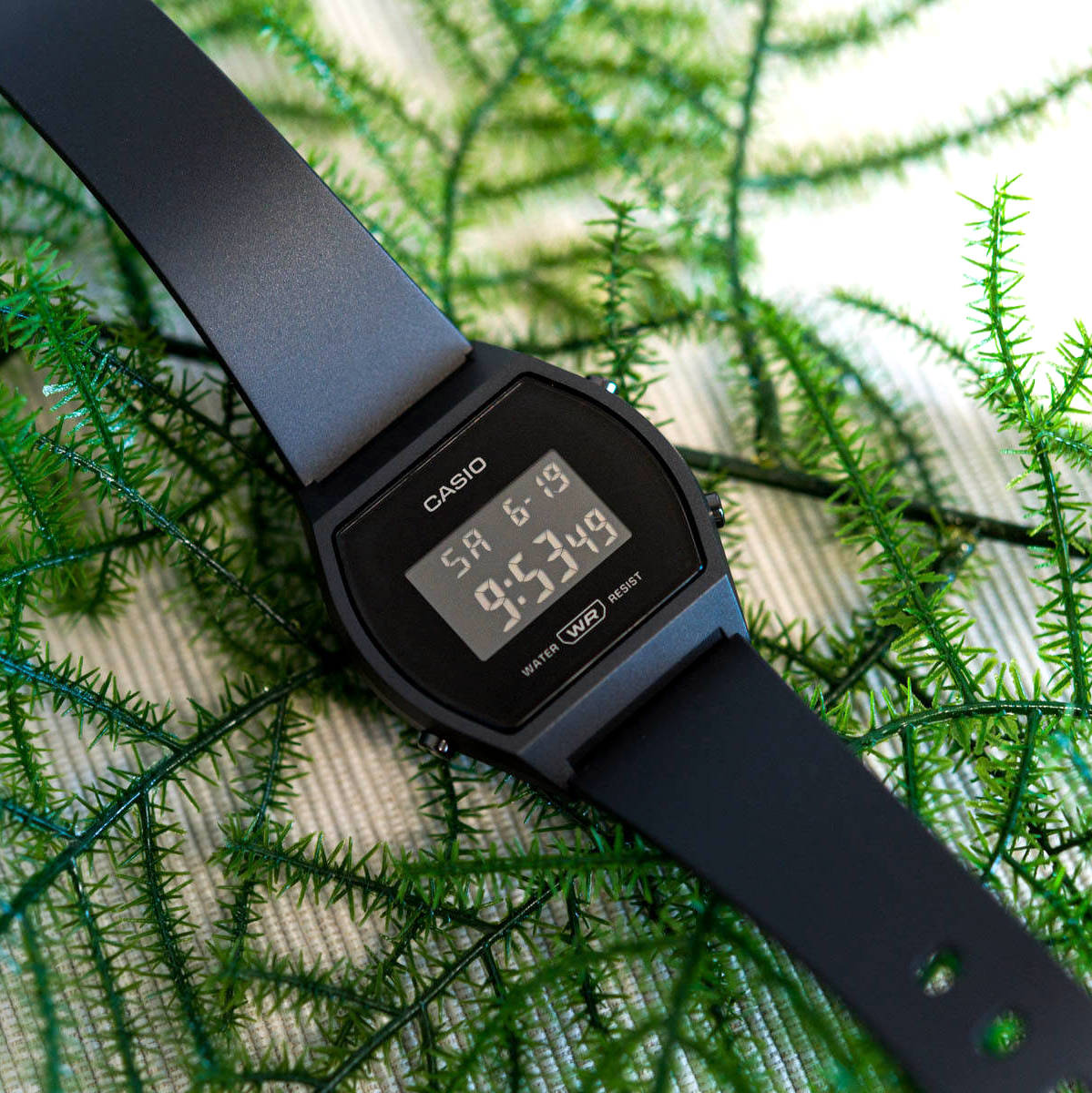 Casio Pop Digital Resin Belt Watch LW-204-1BDF