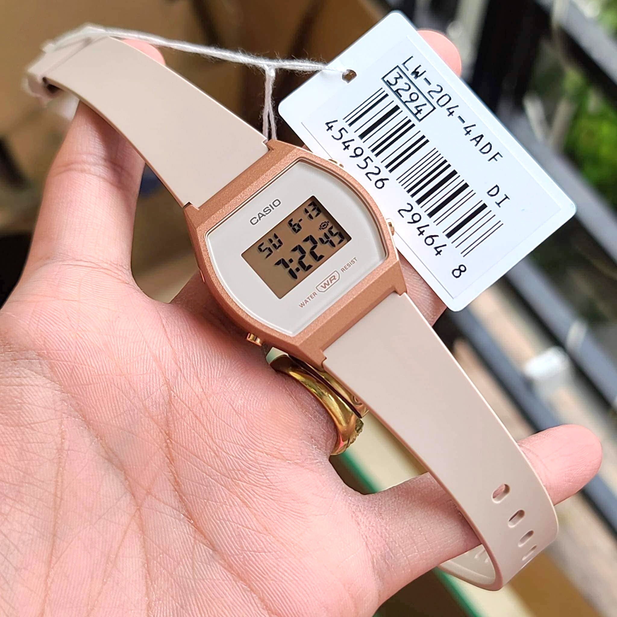 Casio Pop Digital Resin Belt Watch LW-204-4ADF