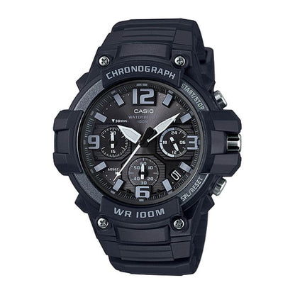 Casio Youth Chronograph Sports Resin Belt Watch MCW-100H-1A3VDF