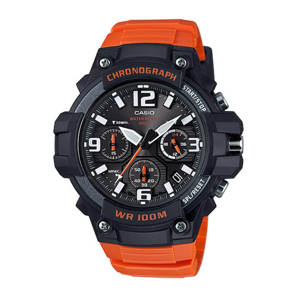 Casio Youth Chronograph Sports Resin Belt Watch MCW-100H-4AVDF