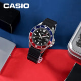Casio Standard Duro Date Resin Belt Watch MDV-10-1A2VDF