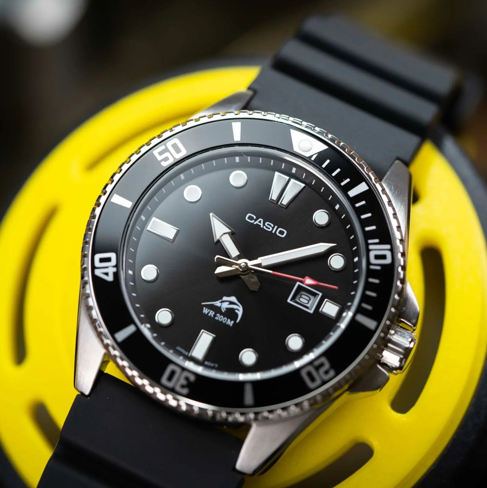 Casio Duro Marlin MDV-106-1AVCF Men’s Dive Watch Black Resin