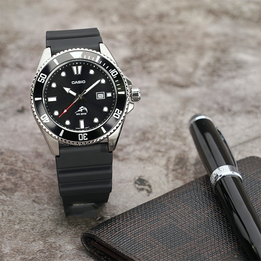 Casio Duro Marlin MDV-106-1AVCF Men’s Dive Watch Black Resin