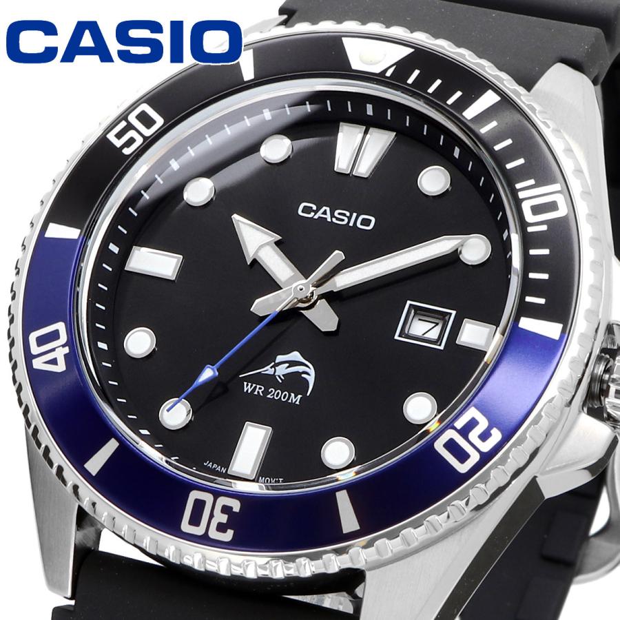 Casio Standard Duro Marlin Date Resin Belt Watch MDV-106B-1A1VCF