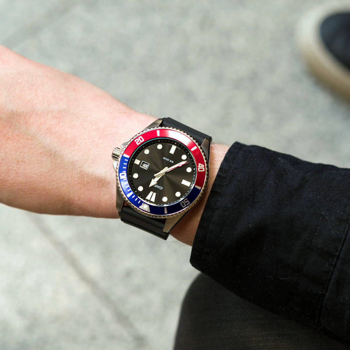 Casio Standard Duro Date Resin Belt Watch MDV-107-1A3VDF