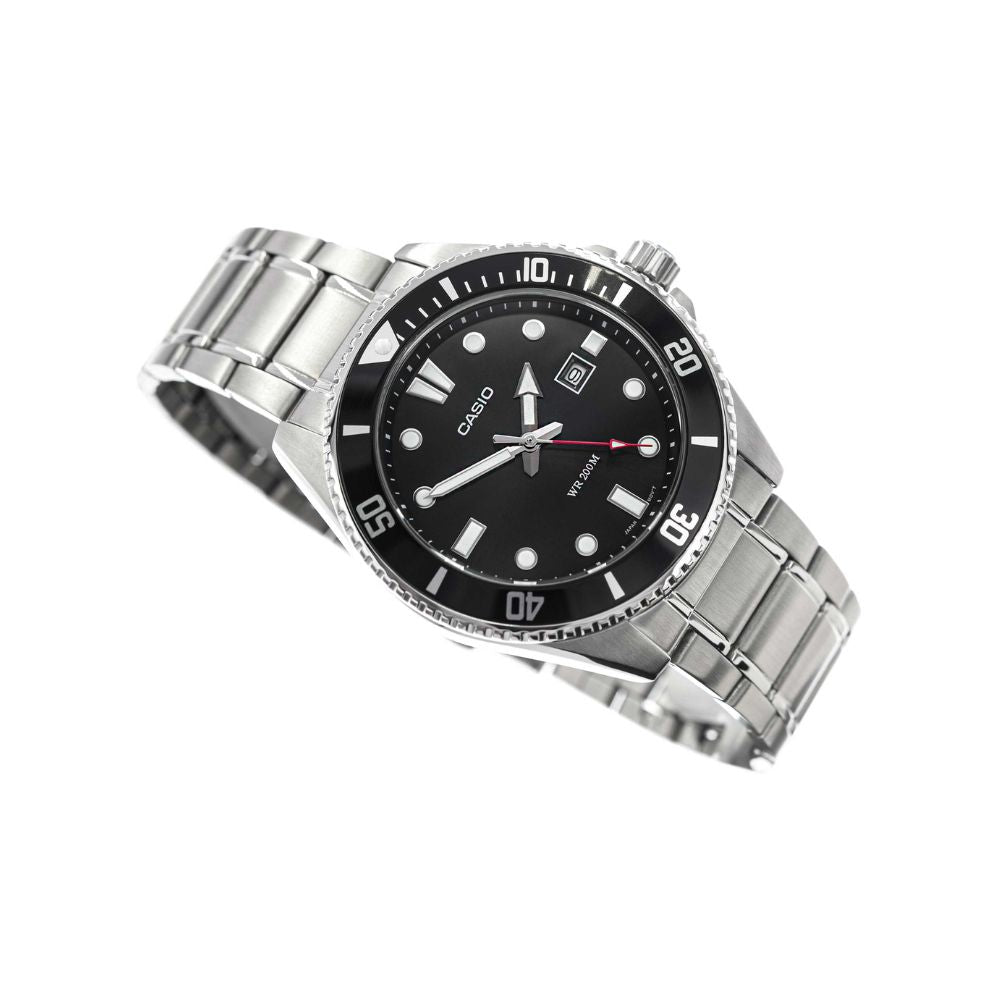 Casio Standard Duro Date Chain Watch MDV-107D-1A1VDF