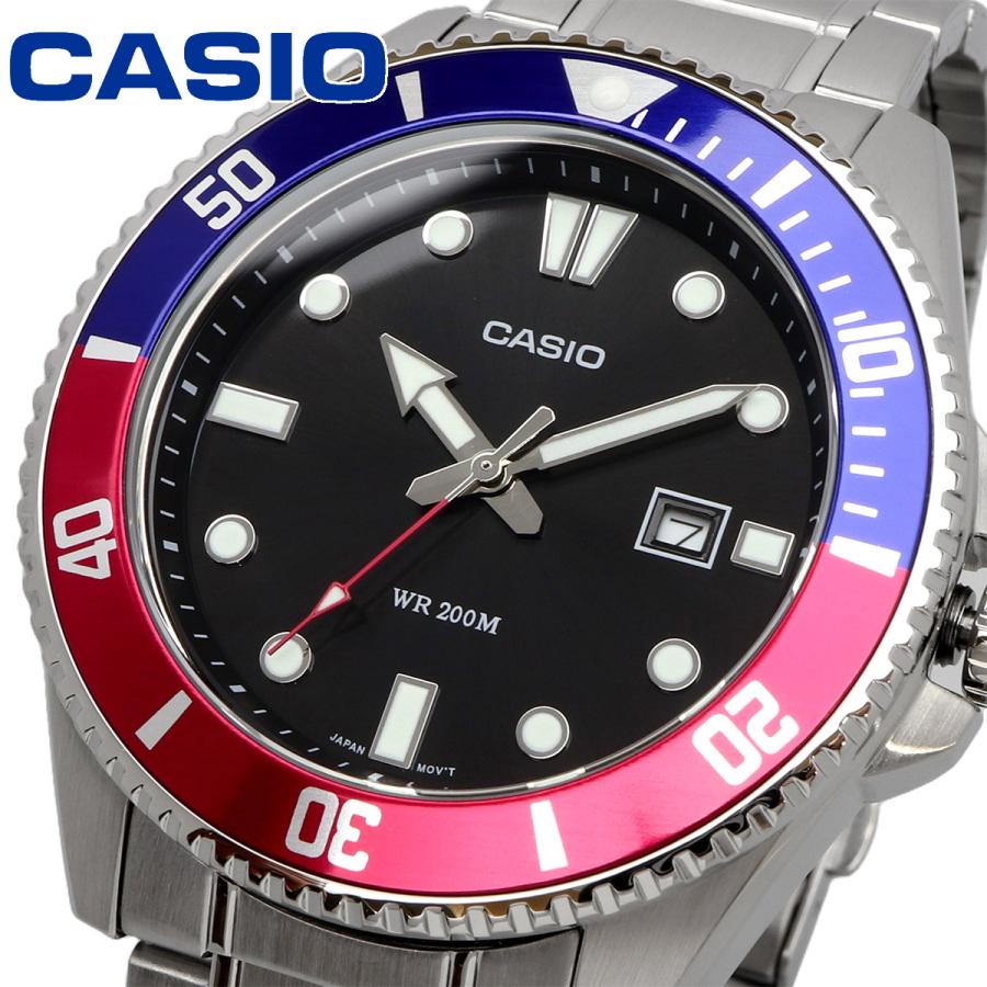 Casio Standard Duro Date Chain Watch MDV-107D-1A3VDF