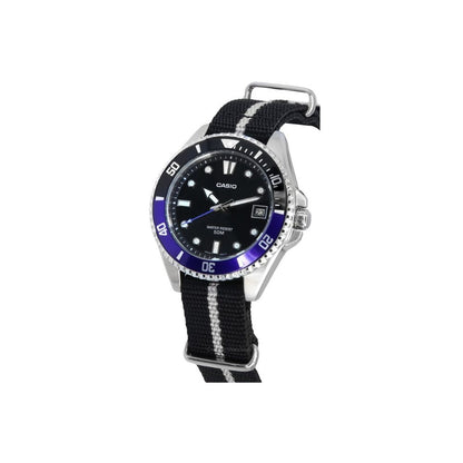 Casio Standard Duro Date Nylon Belt Watch MDV-10C-1A2VDF
