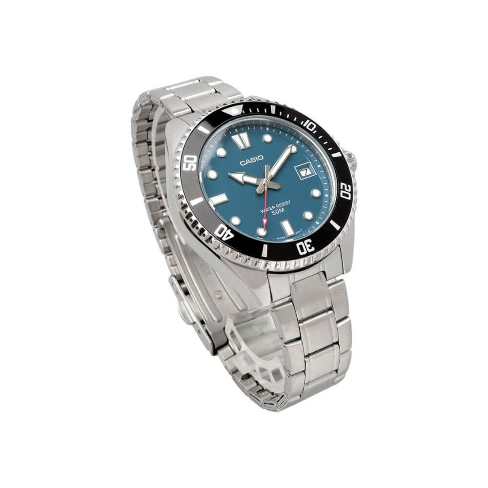 Casio Standard Duro Date Chain Watch MDV-10D-2A1VDF