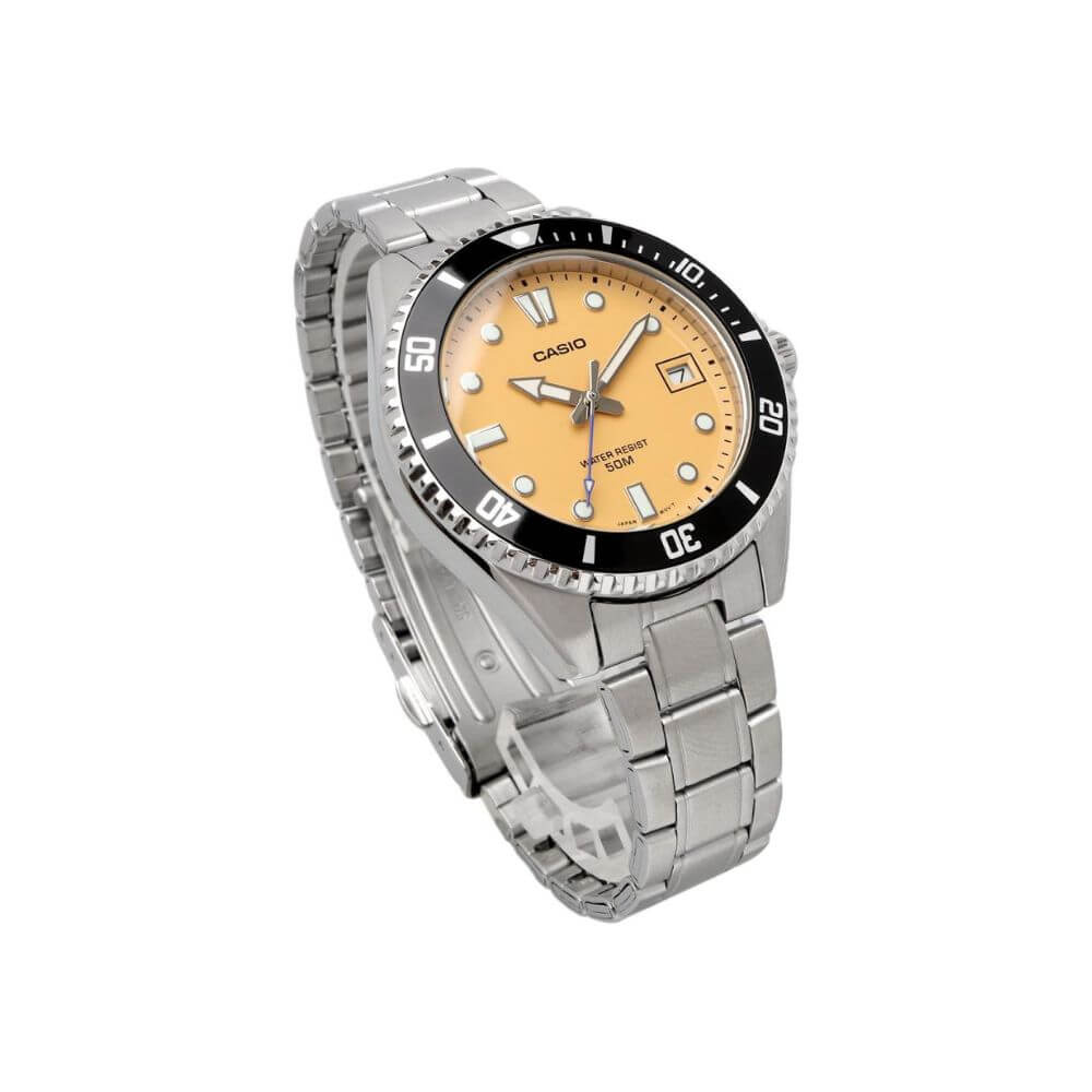 Casio Standard Duro Date Chain Watch MDV-10D-4A2VDF