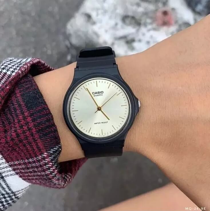 Casio Standard Resin Belt Watch MQ-24-9ELDF