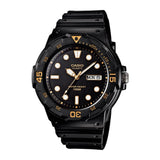 Casio Youth Day Date Resin Belt Watch MRW-200H-1EVDF