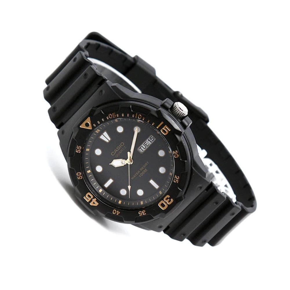 Casio Youth Day Date Resin Belt Watch MRW-200H-1EVDF
