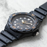 Casio Youth Day Date Resin Belt Watch MRW-200H-1EVDF