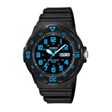 Casio Youth Day Date Resin Belt Watch MRW-200H-2BVDF