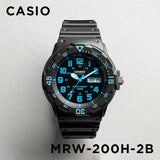 Casio Youth Day Date Resin Belt Watch MRW-200H-2BVDF