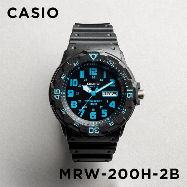 Casio Youth Day Date Resin Belt Watch MRW-200H-2BVDF