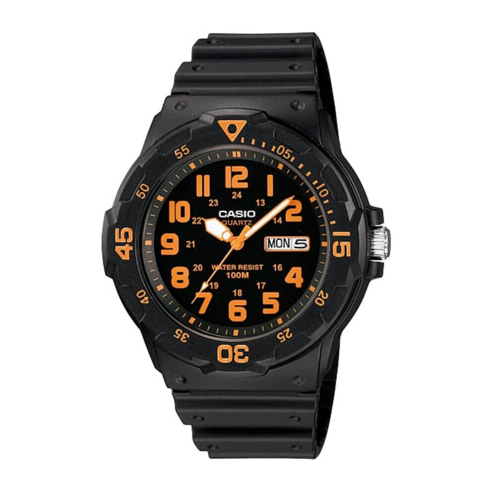 Casio Youth Day Date Resin Belt Watch MRW-200H-4BVDF