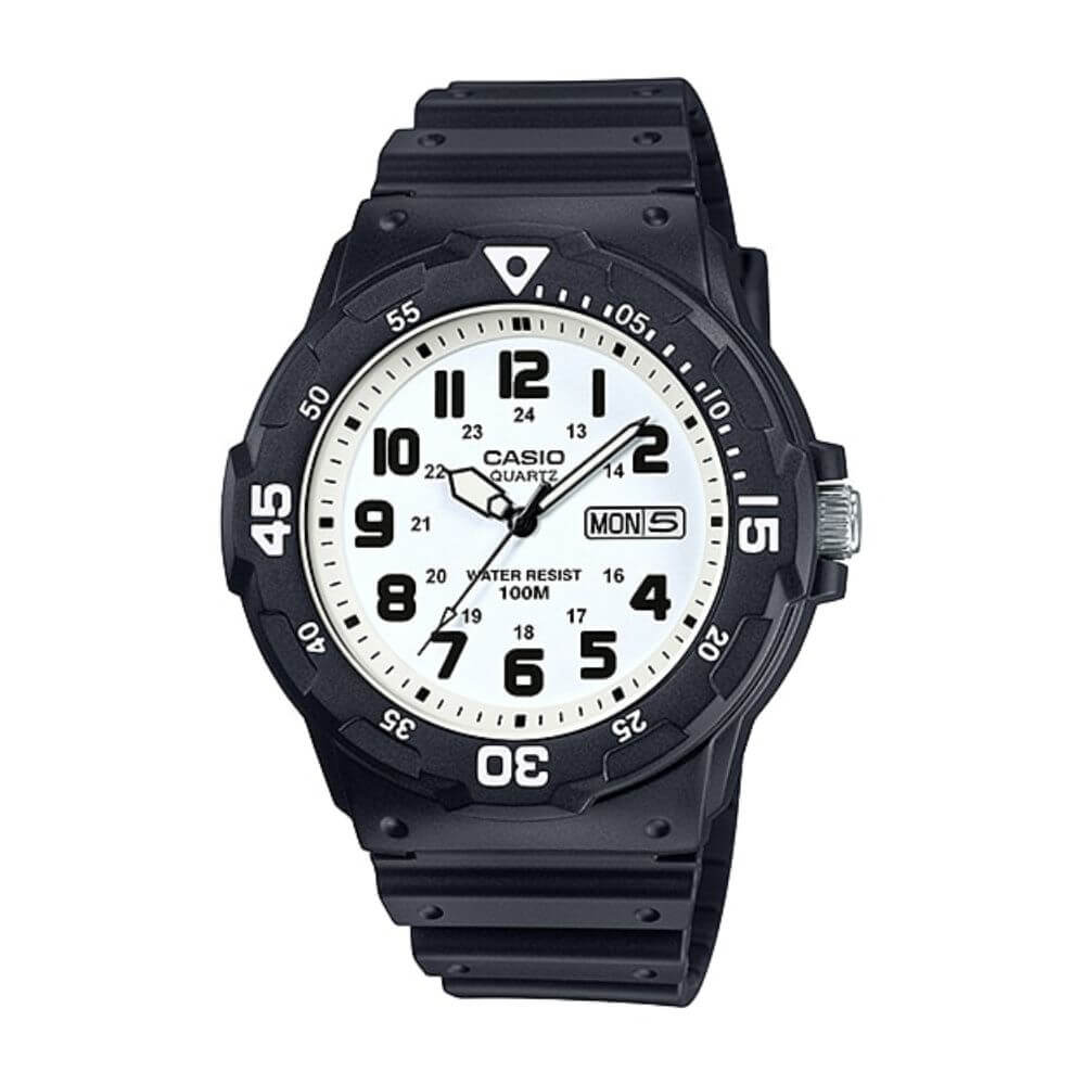 Casio Youth Day Date Resin Belt Watch MRW-200H-7BVDF