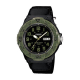 Casio Youth Day Date Nylon Belt Watch MRW-200HB-1BVDF