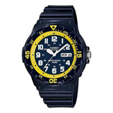 Casio Youth Day Date Blue Resin Belt Watch MRW-200HC-2BVDF