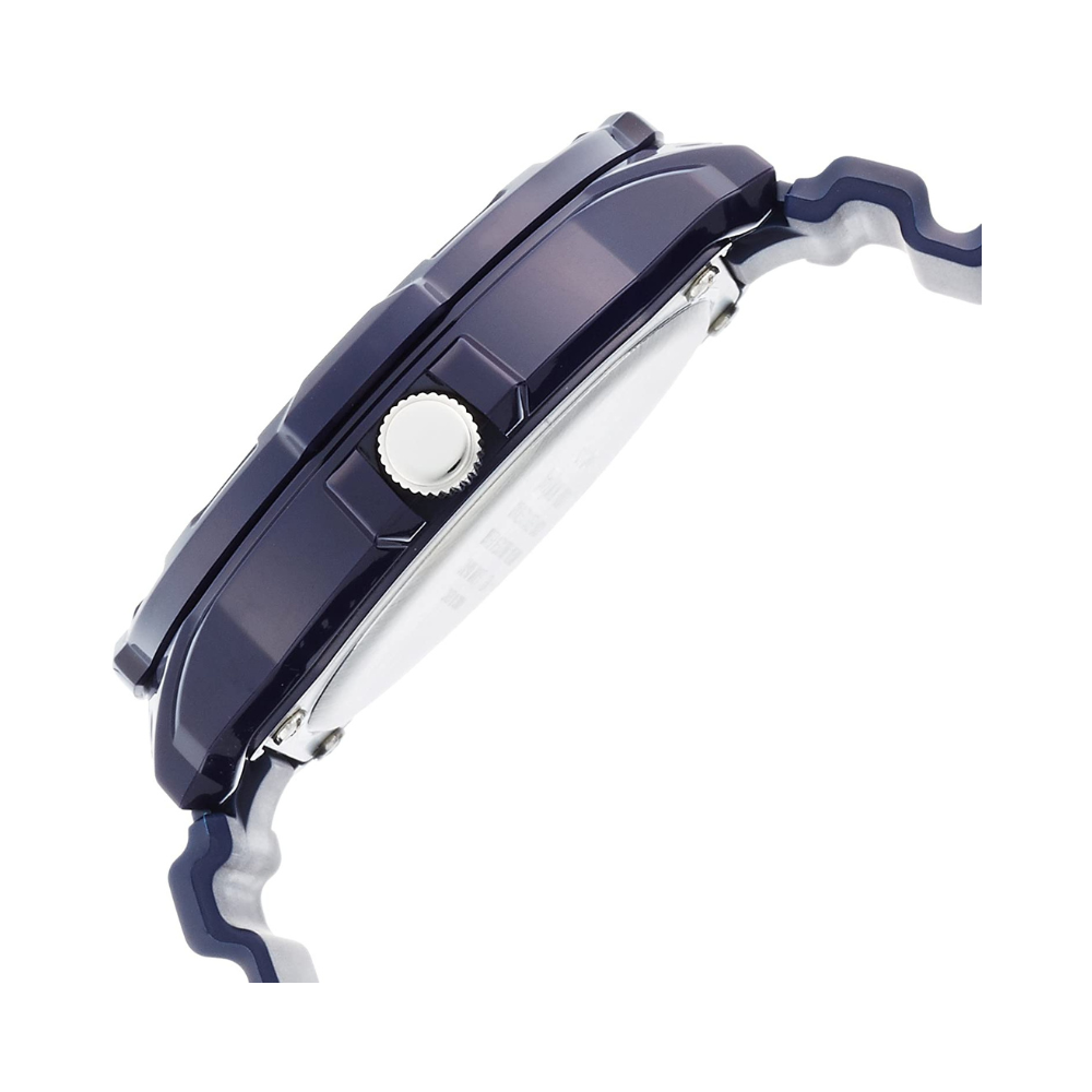 Casio Youth Day Date Blue Resin Belt Watch MRW-200HC-2BVDF