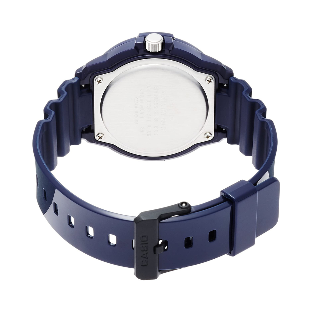 Casio Youth Day Date Blue Resin Belt Watch MRW-200HC-2BVDF